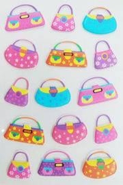 Pretty Handbag Design 3D Foam Stickers For Room Decor OEM & ODM Available