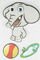 Soft Kids 3D Cartoon Stickers Promotional Baby Elephant Wall Stickers 