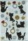 Personalized Cute 3d Glitter Stickers , Beautiful Glitter Cat Stickers