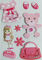 Paper + PVC Puffy Cute Vintage Toy Stickers For Birthday Gift Eco Friendly