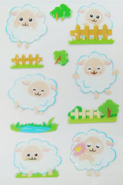 Eco Friendly Custom Puffy Stickers For Kids Self Adhesive OEM &amp; ODM Available