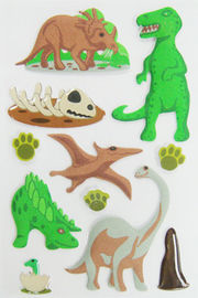 MINI Animal Lovely Puffy Dinosaur Stickers , Promo Custom Foam Stickers