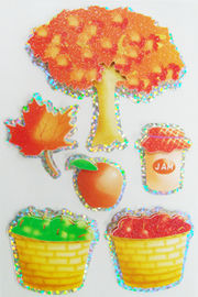 Offset Printed Personalised Hologram Stickers For Girls Autumn Season Design