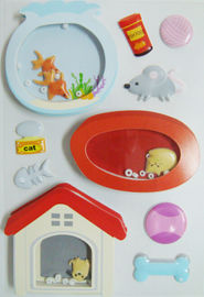 Eco Friendly Shaker Wall Vintage Toy Stickers Lovely Pet Customized Designs