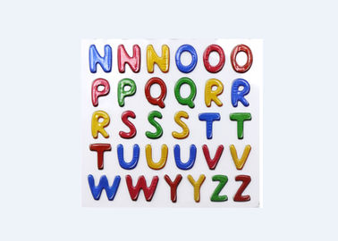 Safe Glitter Letter Stickers , Kindergarten Childrens Alphabet Stickers