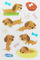 Fashion Kawaii Puffy Dog Stickers , 3d Bubble Stickers PVC + PET Material