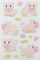 PVC Pink Cute Puffy Animal Stickers Sheets 3D Porkling Dimension Fashionable