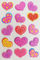 Small Pink Star Shaped Stickers 3D Foam Puffy Star Stickers PVC + PET Material